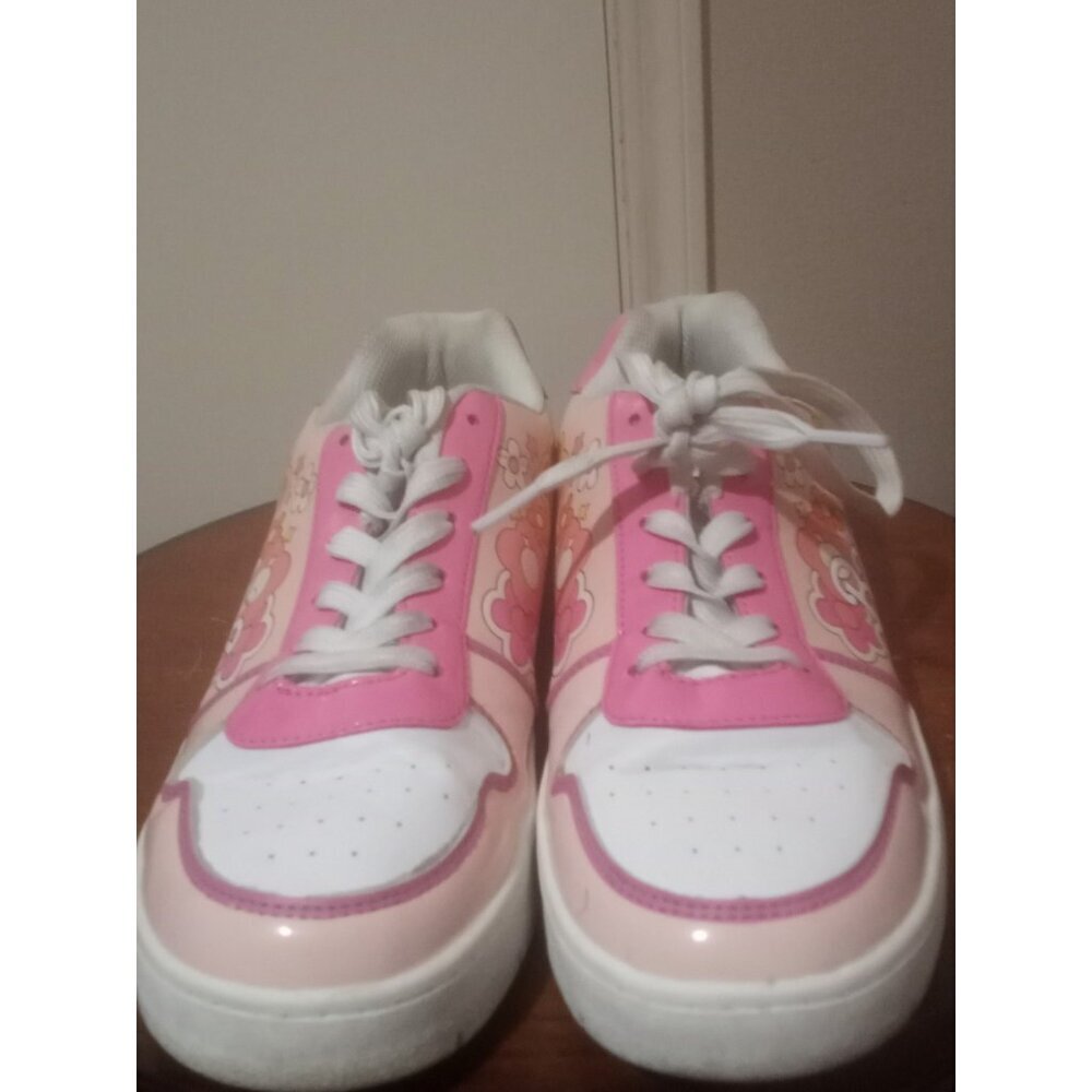 Women’s SIZE 10 BY MATEL PINK Barbie By Mattel Women's Casual Court Sneakers - Picture 6 of 13